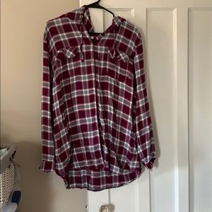 Maurices Flannel Top